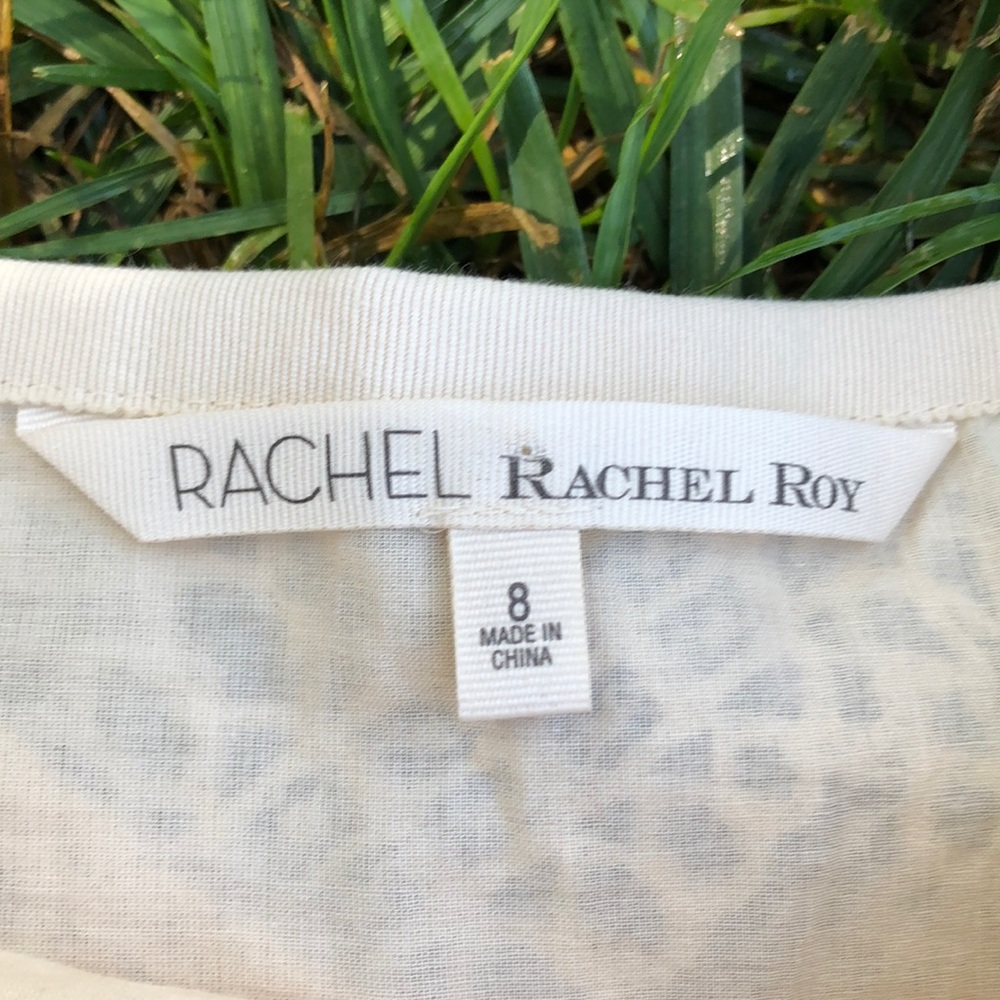 🌺 ADORABLE; Rachel Roy - Feminine & Flirty Cream-Colored Lace Skirt in Misses 8 - Picture 4 of 8
